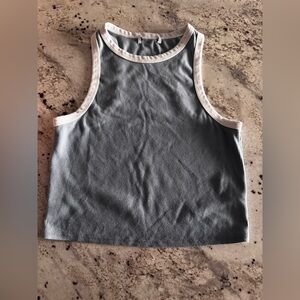 The Lifestyled Co Ribbed Tank M Blue
